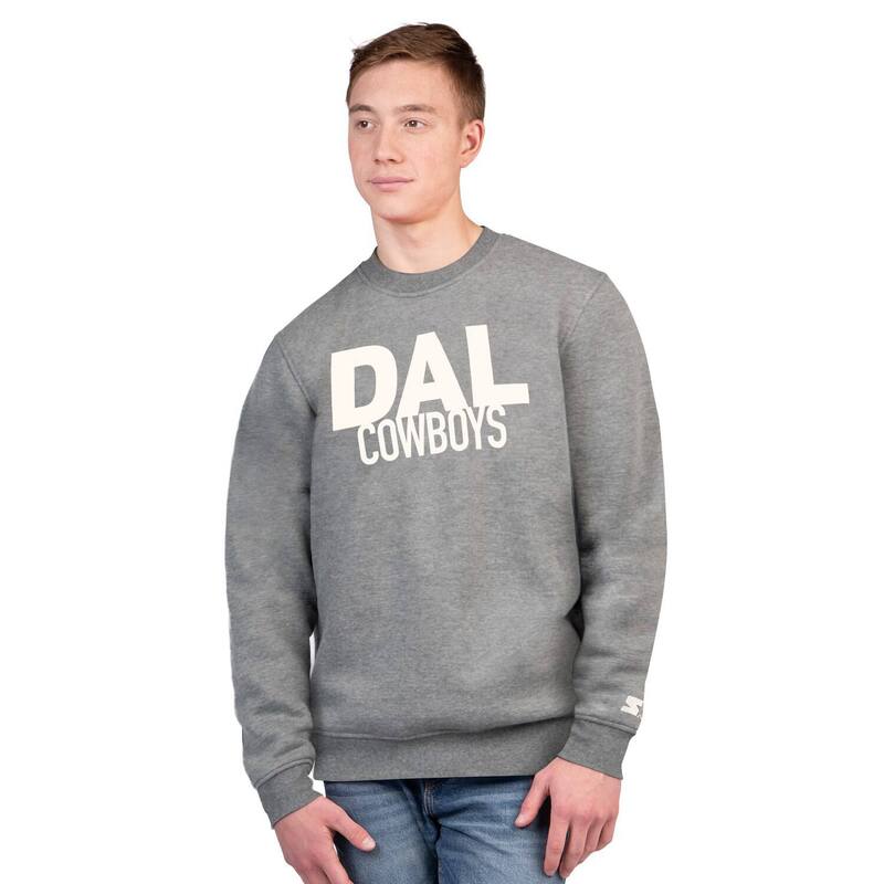 スターター メンズ トップス Tシャツ スウェット Men'starter Charcoal Dallas Cowboys Assist Sweatshirt Cow Charco チャコール