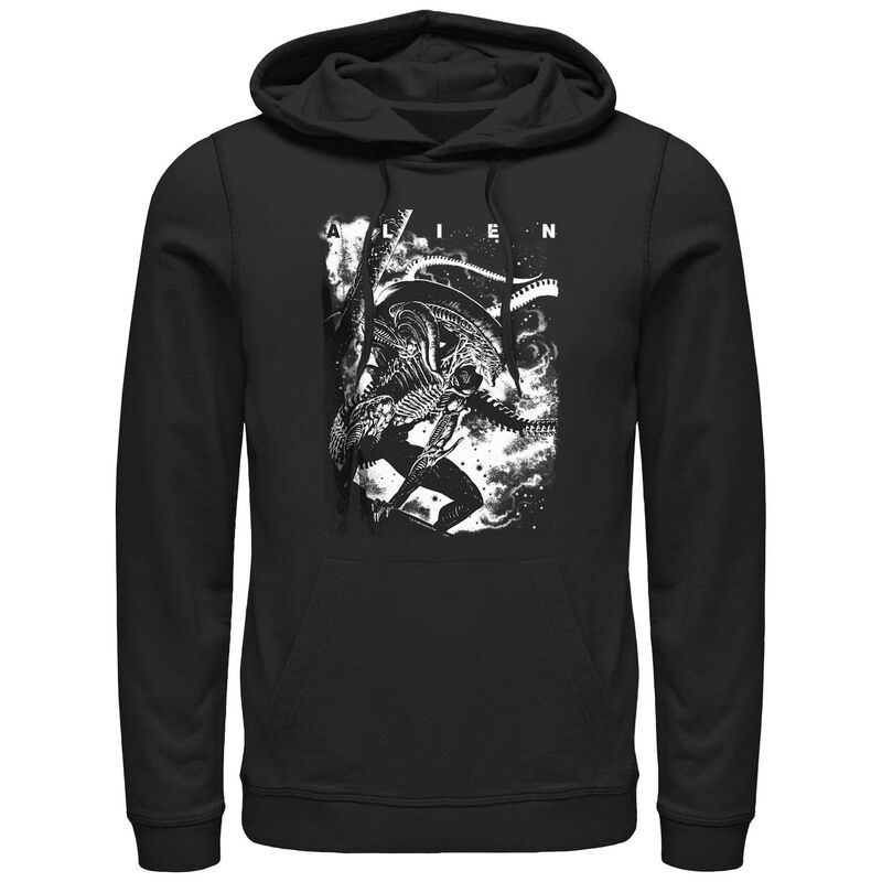 アニメキャラクター メンズ トップス Tシャツ パーカー グラフィック Licensed Character Men's Aliens Xenomorph Ready To Attack Graphic Hoodie Black ブラック｜ReVida 店