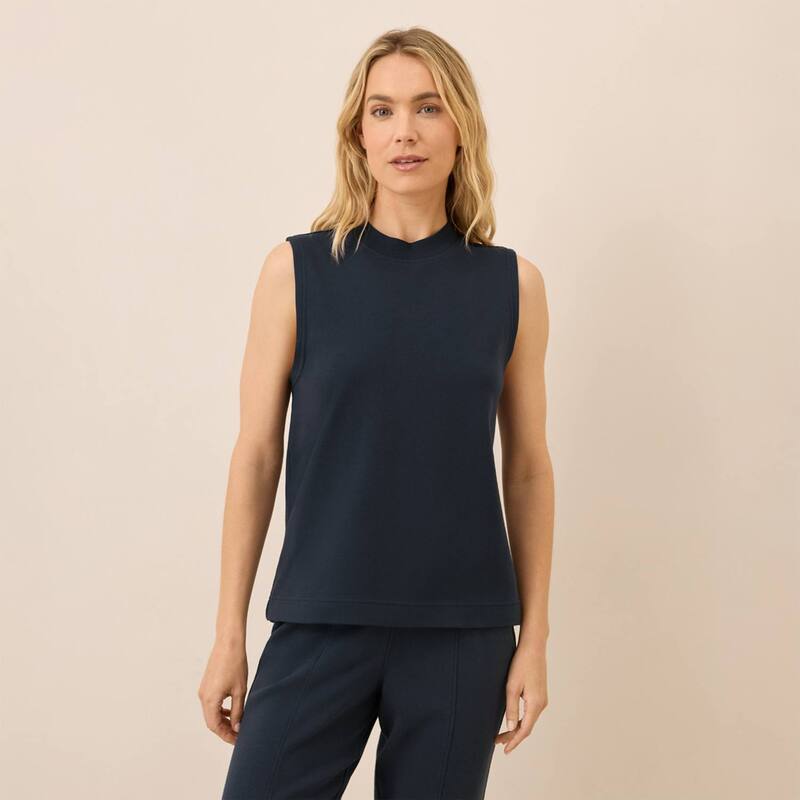 パクト レディース トップス Tシャツ モックネック コットン Pact Airplane Mock Neck Shell Made With Organicotton Midnight Blue ブルー｜ReVida 店 11,866円