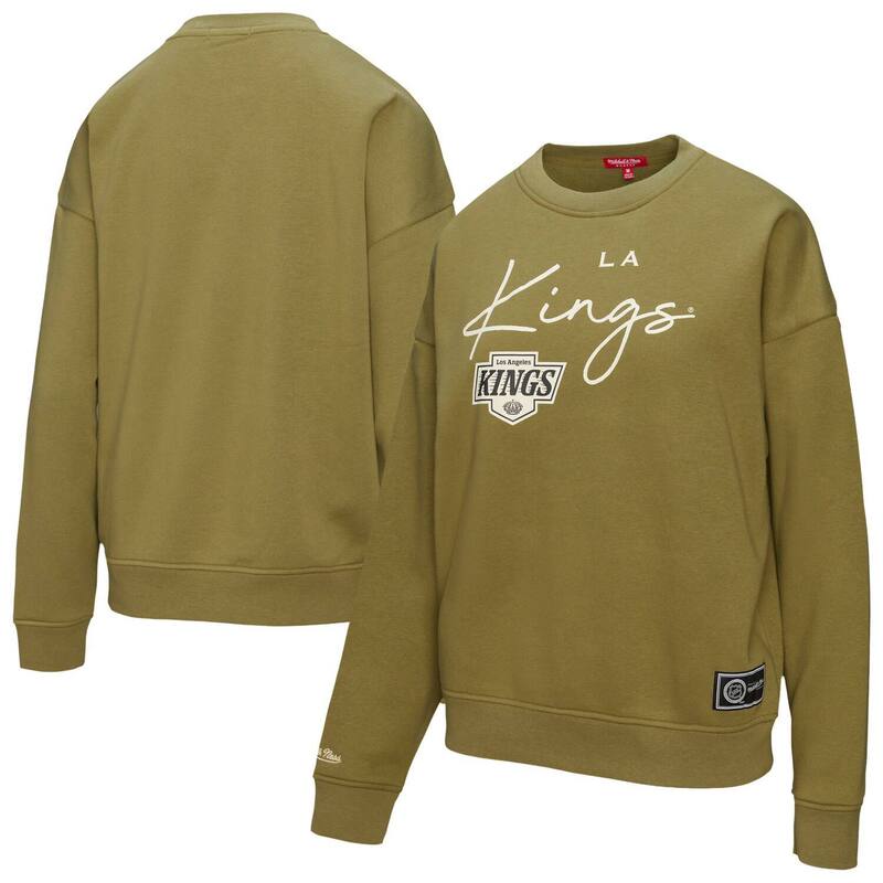 ミッチェル\u0026ネス レディース トップス プルオーバー 汗水 フリース Women\u0027s Mitchell \u0026 Ness Hunter Green Los Angeles Kings Fleece Sweatshirt Kgs Multi マルチ色合い