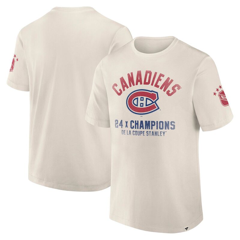 ファナティクス メンズ トップス Tシャツ Men's Fanatics White Montreal Canadiens Decades Collection Timeless T-Shirt Cnd White ホワイト