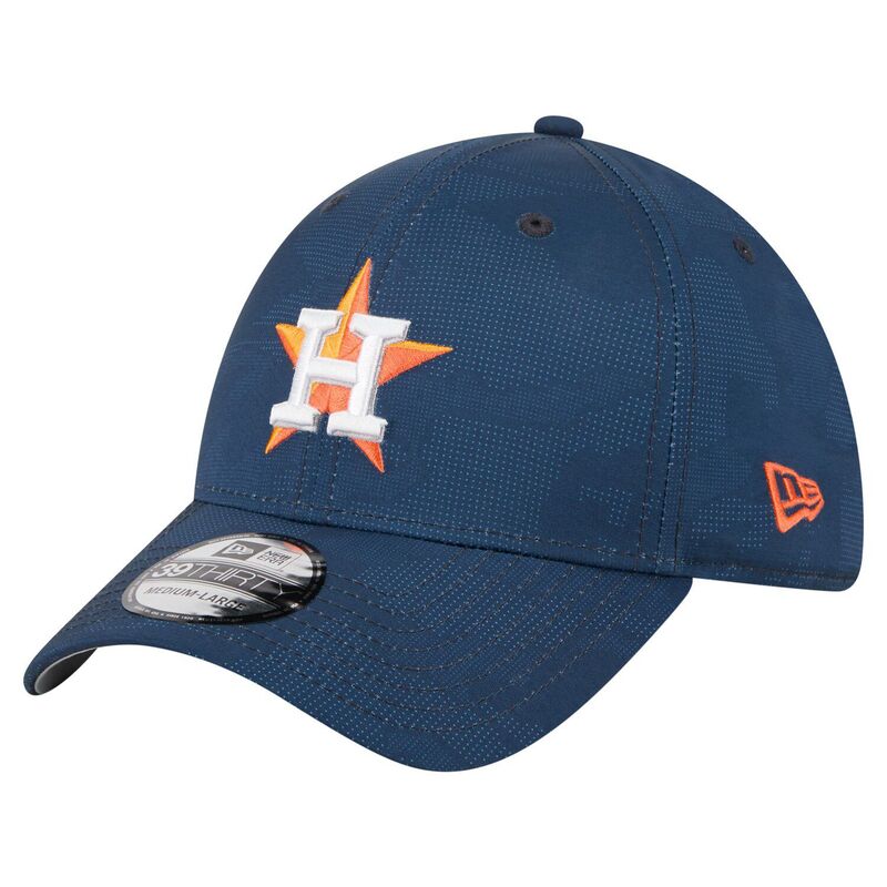 ニューエラ メンズ アクセサリー 帽子 Men's New Era Navy Houston Astros Tonal Camo 39THIRTY Flex Hat Ast Navy ネイビー