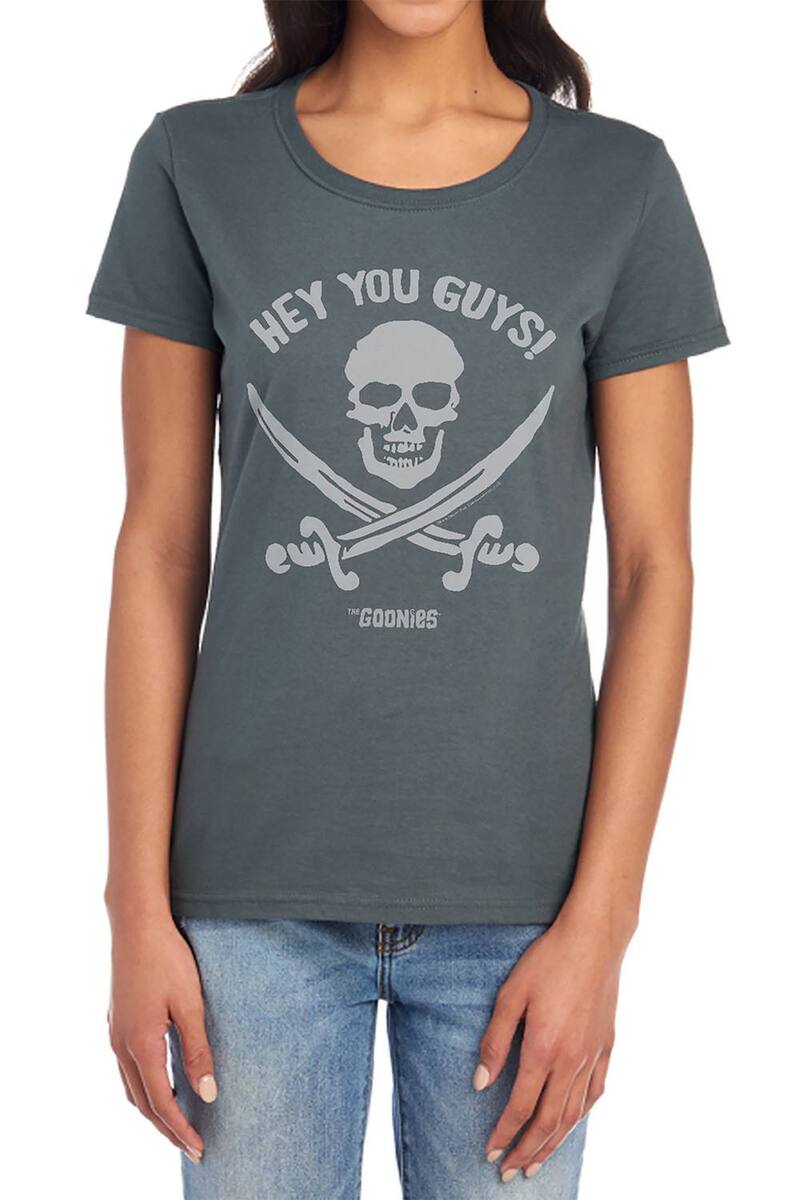 アニメキャラクター レディース トップス Tシャツ グラフィック Licensed Character Juniors' The Goonies \