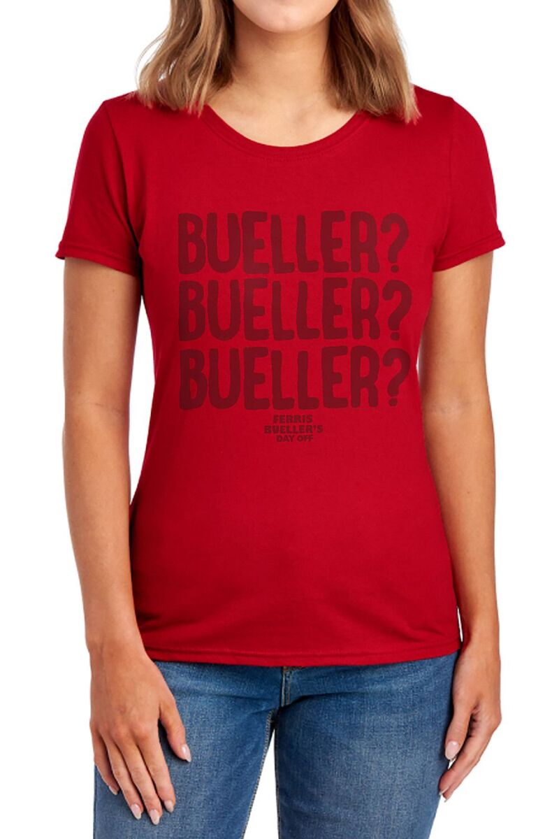 アニメキャラクター レディース トップス Tシャツ グラフィック Licensed Character Juniors' Ferris Bueller's Day Off \