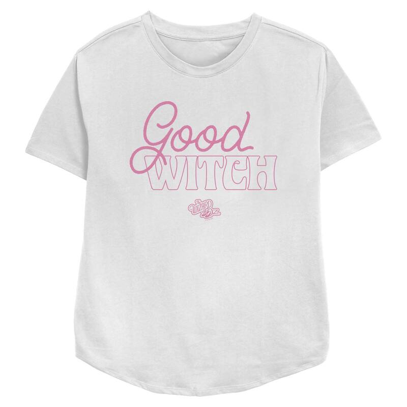 アニメキャラクター レディース トップス Tシャツ リラックスフィット グラフィック Licensed Character Women's Disney ’ s The Wizard Of Oz Good Witch Short Sleeve Relaxed Fit Graphic Tee White ホワイト
