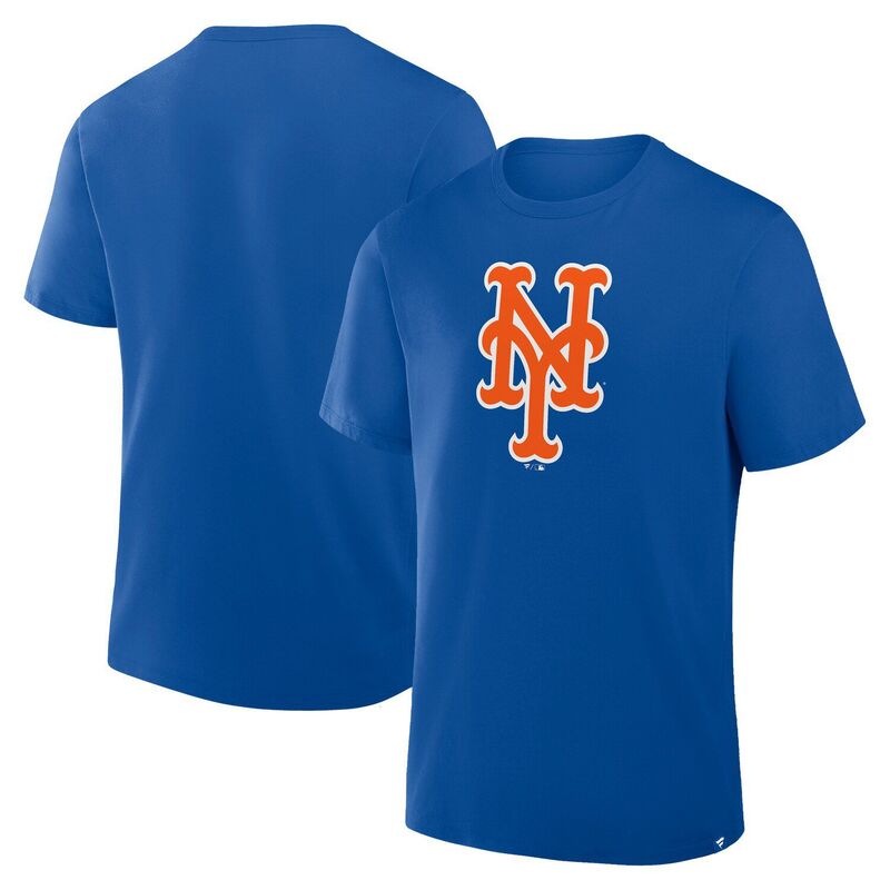 ファナティクス メンズ トップス Tシャツ ロゴ Men's Fanatics Royal New York Mets Primary Logo Legacy T-Shirt Met Blue ブルー