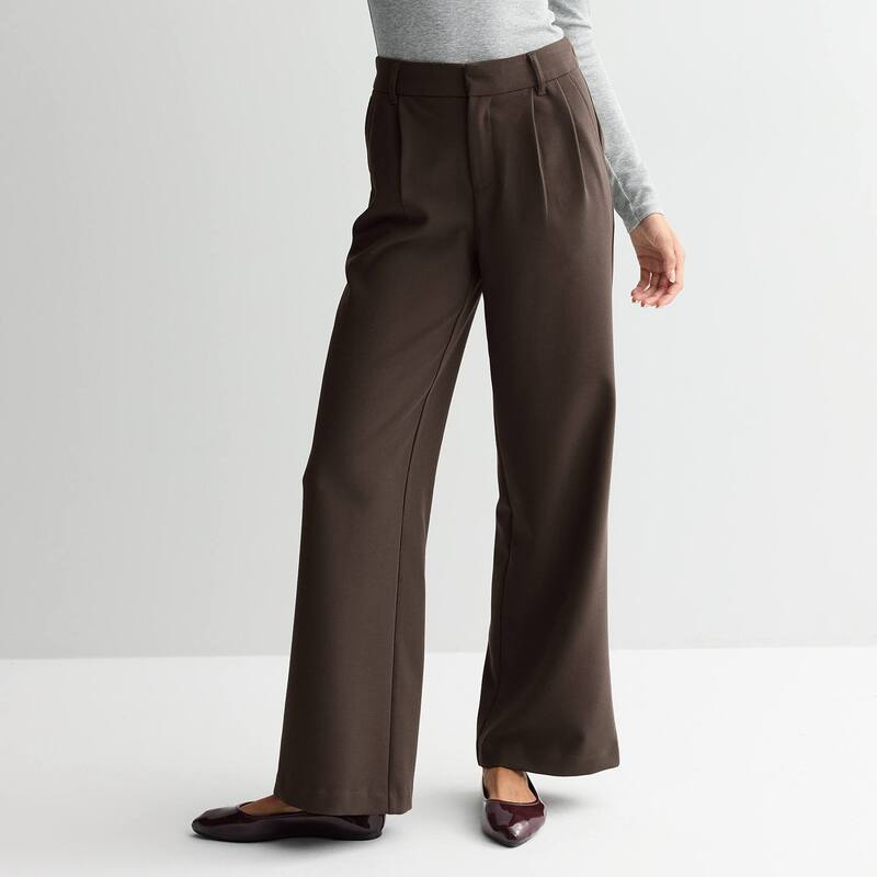 エスオー レディース ボトムス カジュアルパンツ Juniors' SO Wide-Leg Trousers Becca Brown ブラウン|ReVida 店
