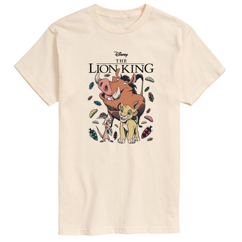ディズニー メンズ トップス Tシャツ グラフィック Disney's The Lion King Men's Bugs Graphic Tee Cream クリーム
