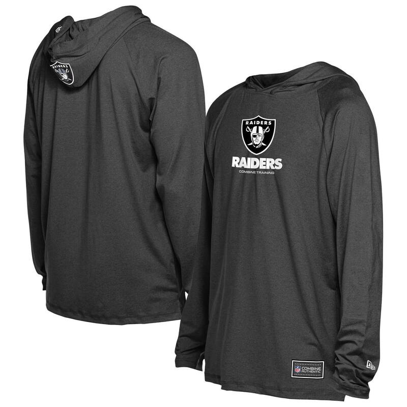 ニュー内鰓 メンズ トップス プルオーバー パーカー Men\u0027s New Era Black Las Vegas Raiders Functional Fandom Hoodie Lvr Black 黒いこと
