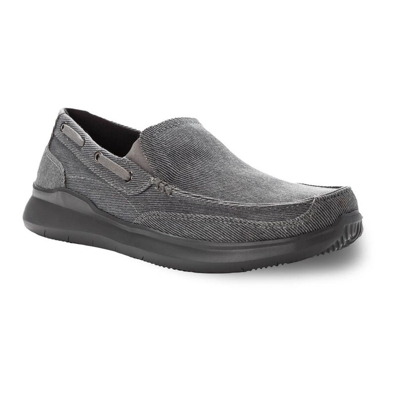 プロペット メンズ シューズ スリッポン・ローファー Propet Viasol Men's Loafers Gray グレー
