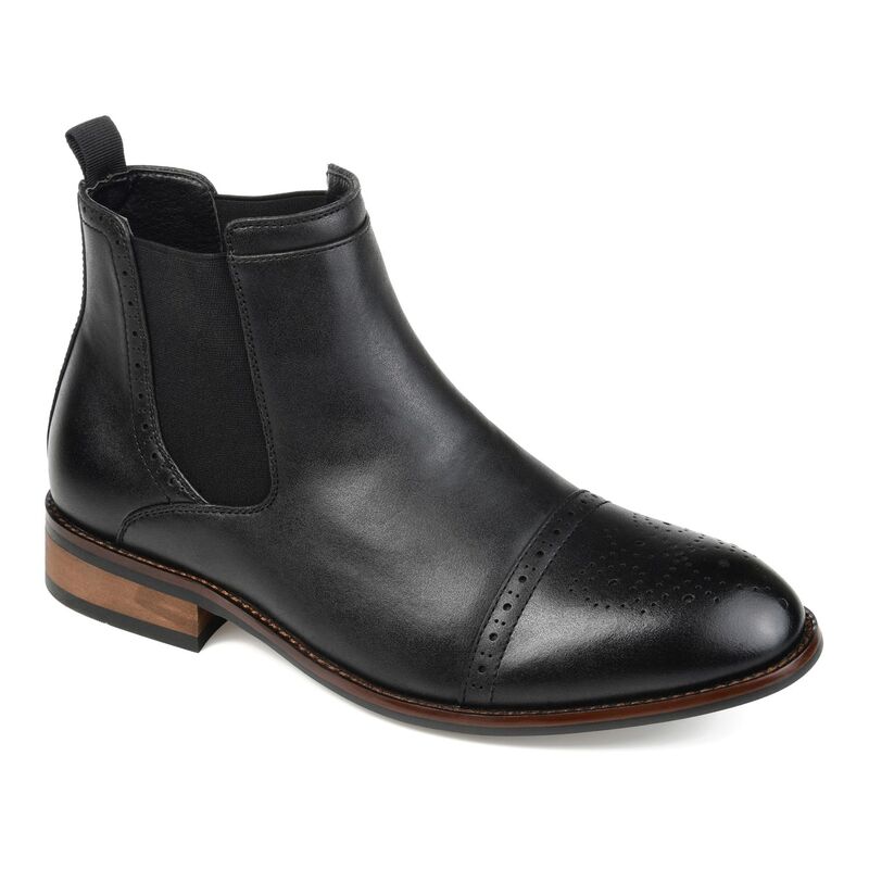 バンス メンズ シューズ ブーツ・レインブーツ チェルシーブーツ チェルシー Vance Co. Garrett Men's Chelsea Boots Black ブラック 17,375円