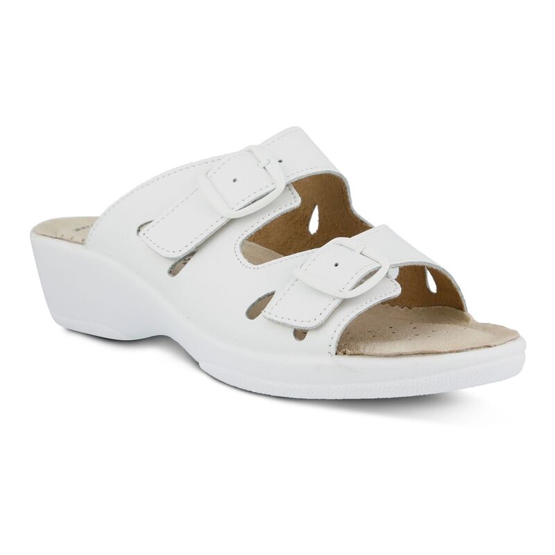 フレクサス レディース シューズ サンダル Flexus by Spring Step Decca Women\u0027slide Sandals White 白いこと