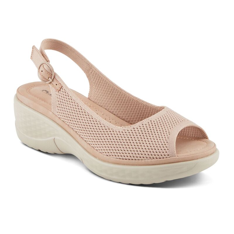フレクサス レディース シューズ サンダル Flexus by Spring Step Mayberry Women'slingback Sandals Blush ブラッシュ