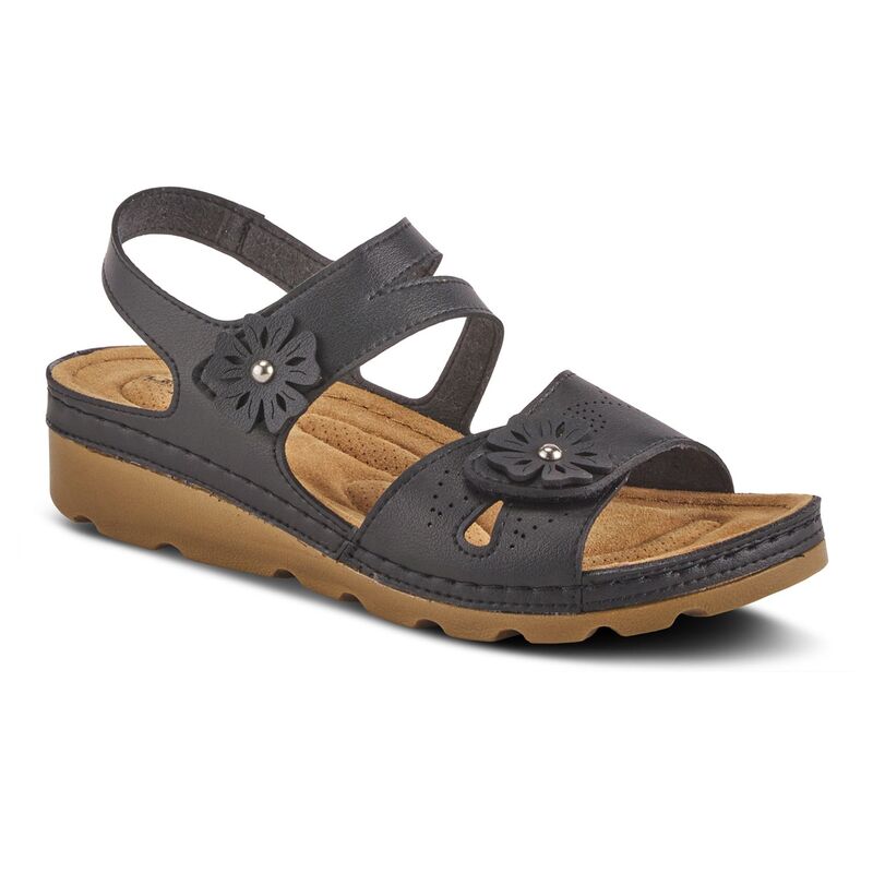 フレクサス レディース シューズ サンダル Flexus by Spring Steponcia Women'slingback Sandals Black ブラック