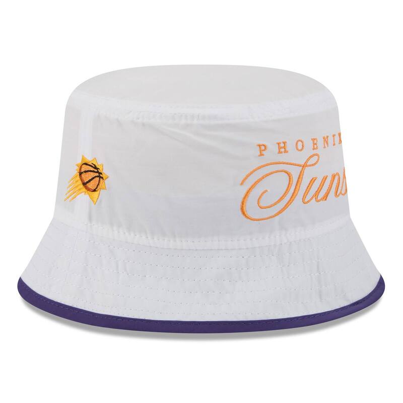 ニューエラ メンズ アクセサリー 帽子 ナイロン Men's New Era White/Purple Phoenix Suns 2025 NBA Draft Nylon Bucket Hat Phx White ホワイト