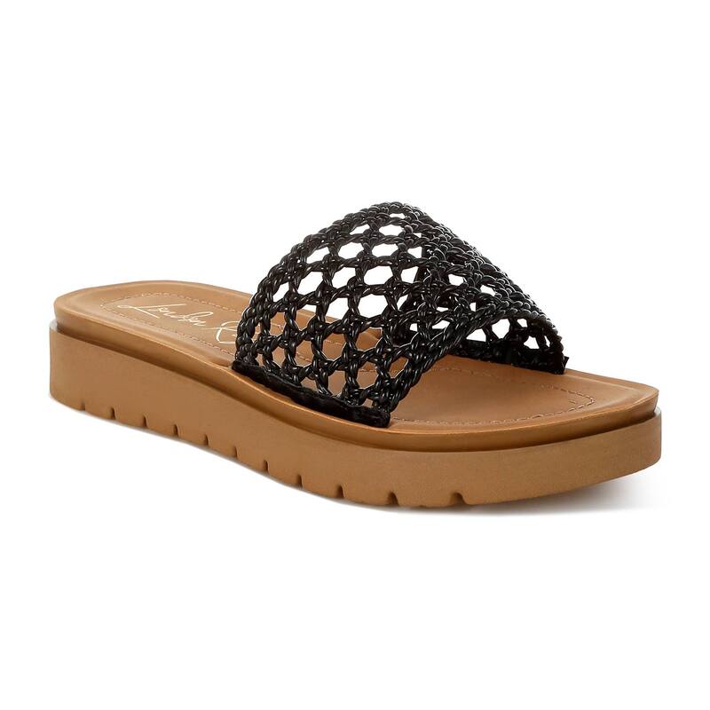 ロンドンラグ レディース シューズ サンダル プラットフォーム London Rag Sayura Women's Platform Sandals Black ブラック