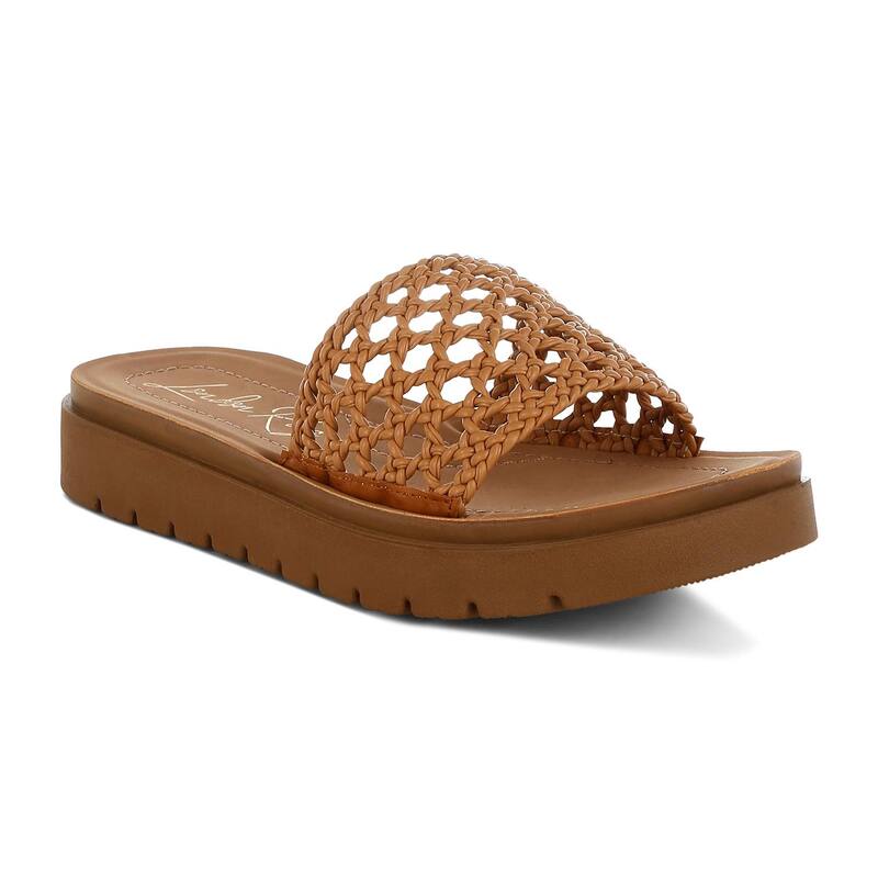 ロンドンラグ レディース シューズ サンダル プラットホーム London Rag Sayura Women\u0027s Platform Sandals Tan タン