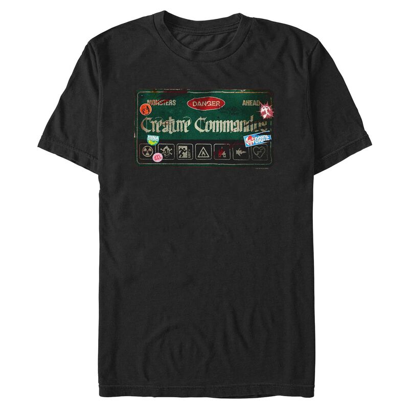 アニメキャラクター メンズ トップス Tシャツ トール グラフィック Licensed Character Big & Tall Creature Commandos Monsters Danger Graphic Tee Black ブラック