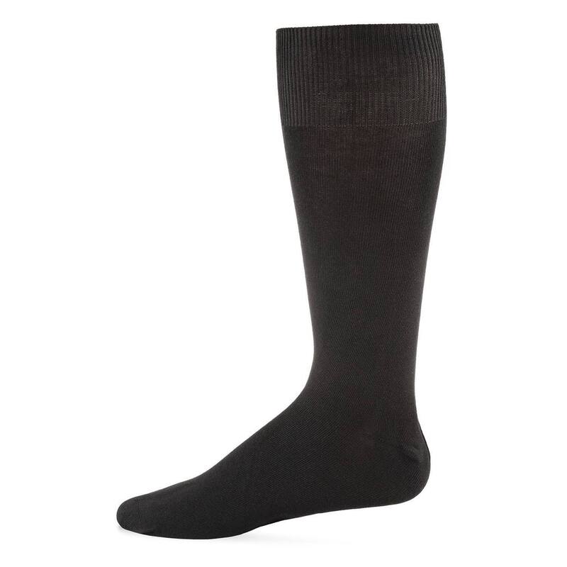 メモイ メンズ アンダーウェア 靴下 MeMoi Men's Modal Durable And Flexible Solid Crew Sock Black ブラック｜ReVida 店