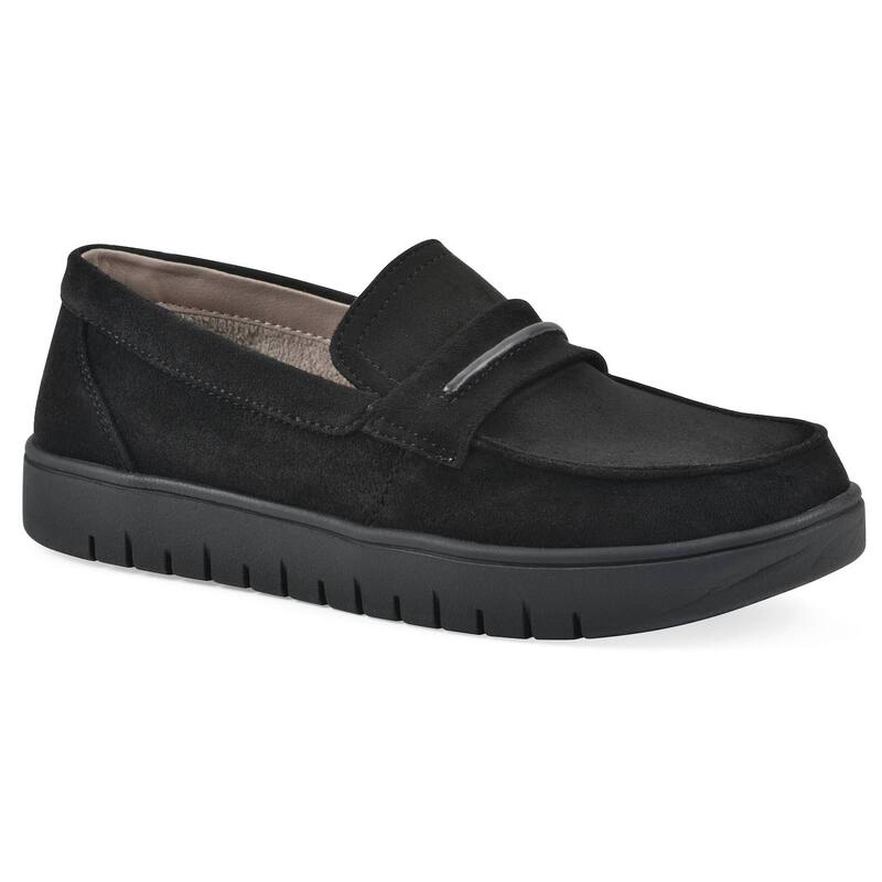 ホワイトマウンテン レディース シューズ スリッポン・ローファー White Mountainocci Women's Recovery Slip-On Loafers Black Fabric ブラック