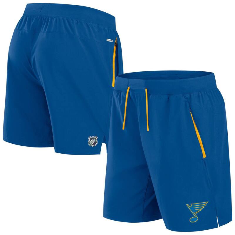 ファナティクス メンズ ボトムス ハーフパンツ・ショーツ ショートパンツ Men's Fanatics Blue St. Louis Blues Authentic Pro Rink Performance Shorts Blue ブルー