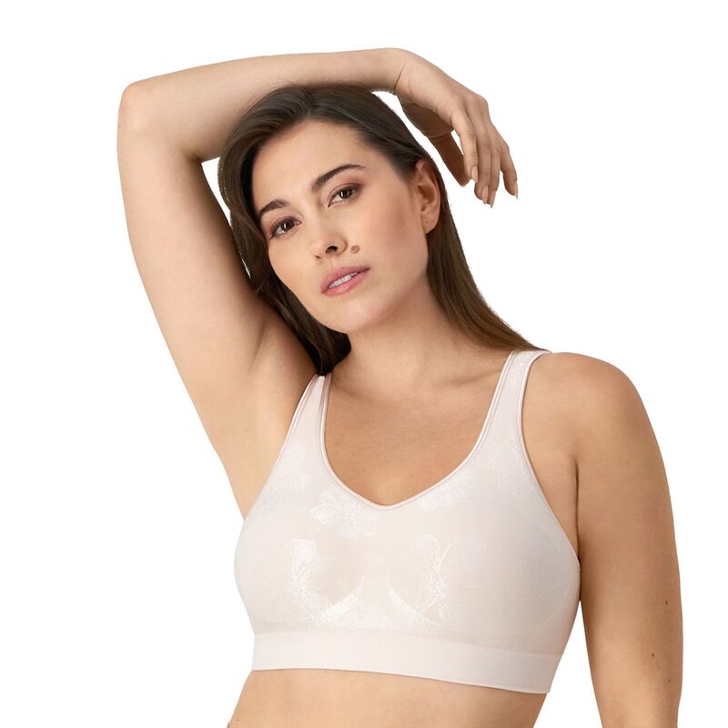 バリ レディース アンダーウェア ブラジャー Bali Comfort Revolution Shaping Wireless Bra DF3488 Sandshell Tropic｜ReVida 店