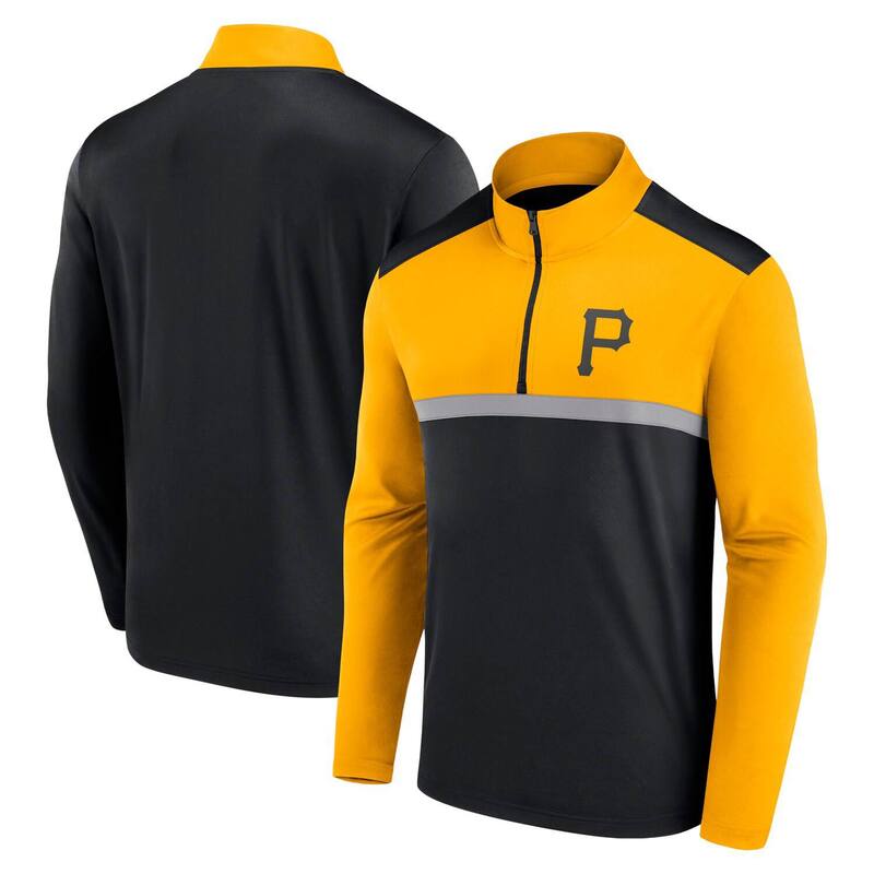 ファナティクス メンズ トップス プルオーバー Men\u0027s Fanatics Black Pittsburgh Pirates Unstoppable Quarter-Zip Topir Black 黒いこと
