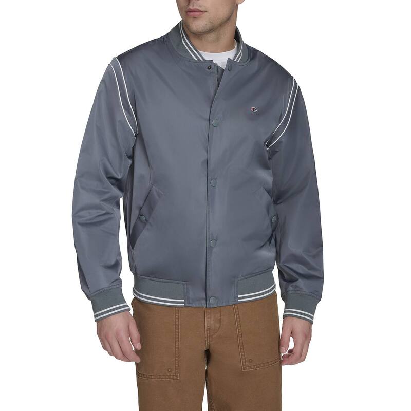 チャンピオン メンズ アウター ジャケット・ブルゾン Men's Champion Lightweight Varsity Jacket Storm