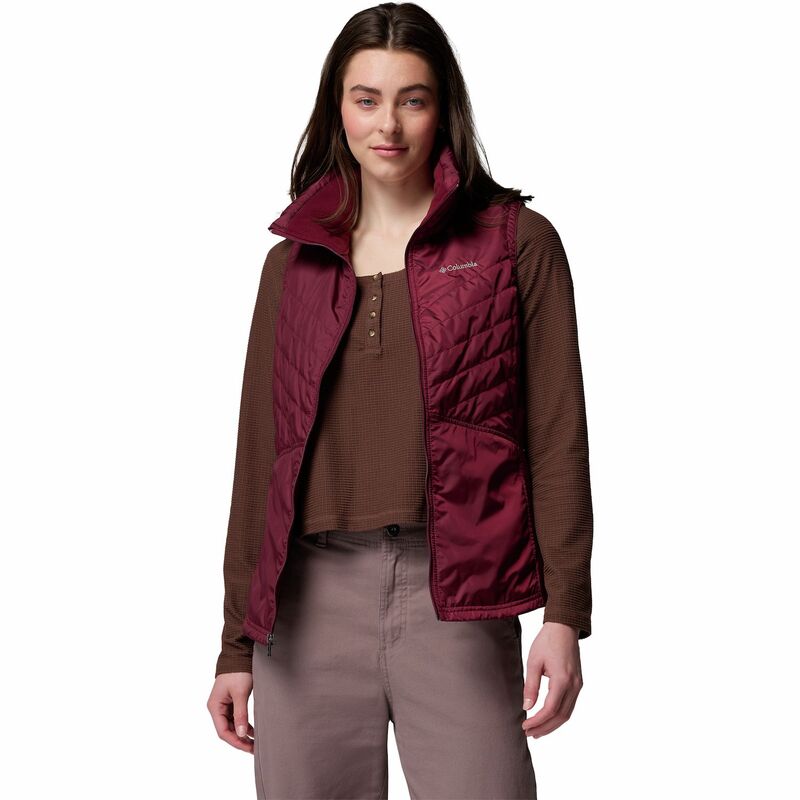 コロンビア レディース アウター ジャケット・ブルゾン ベスト Women's Columbia Mix It Around Vest Rich Wine ワイン