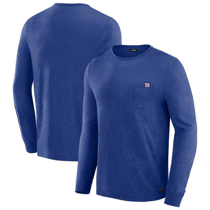 アンブランデッド メンズ トップス Tシャツ Unbranded Men J. Palmer Blue New York Giants In-The-Pocket Long Sleeve T-Shirt Gia Blue ブルー