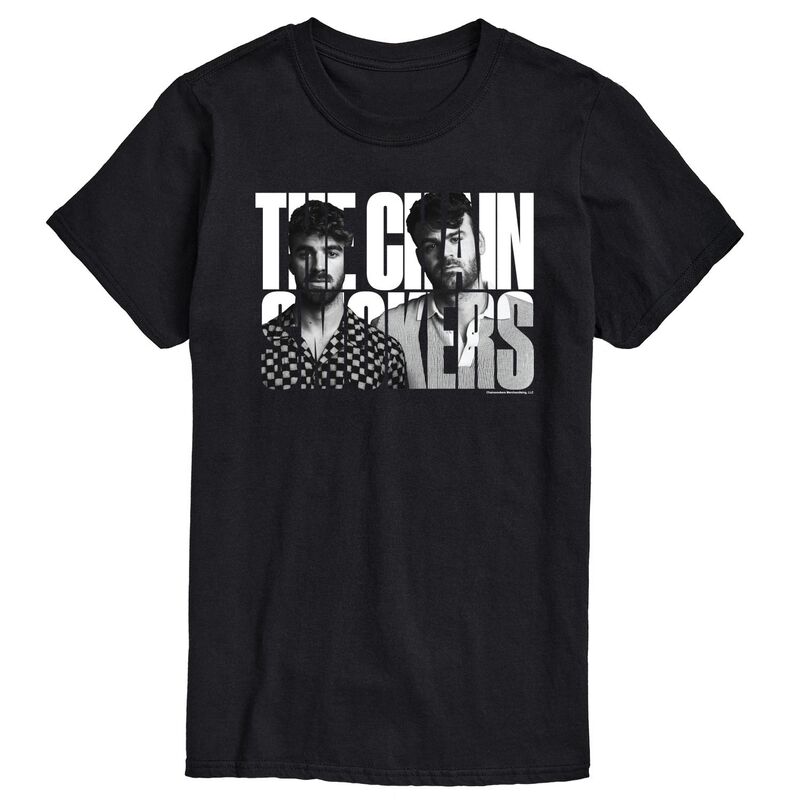アニメキャラクター メンズ トップス Tシャツ トール グラフィック Licensed Character Big & Tall The Chainsmokers Graphic Tee Black ブラック