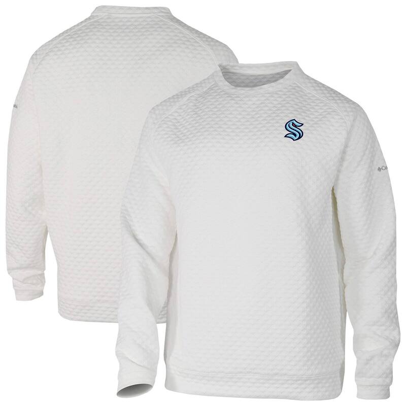 コロンビア メンズ トップス Tシャツ スウェット Men's Columbia White Seattle Kraken The Finder Sweatshirt Krk White ホワイト｜ReVida 店