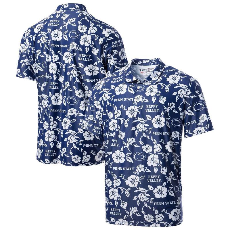 レインスプーナー メンズ トップス Tシャツ ポロシャツ Men's Reyn Spooner Navy Penn State Nittany Lions Pua Performance Polo Pst Navy ネイビー｜ReVida 店
