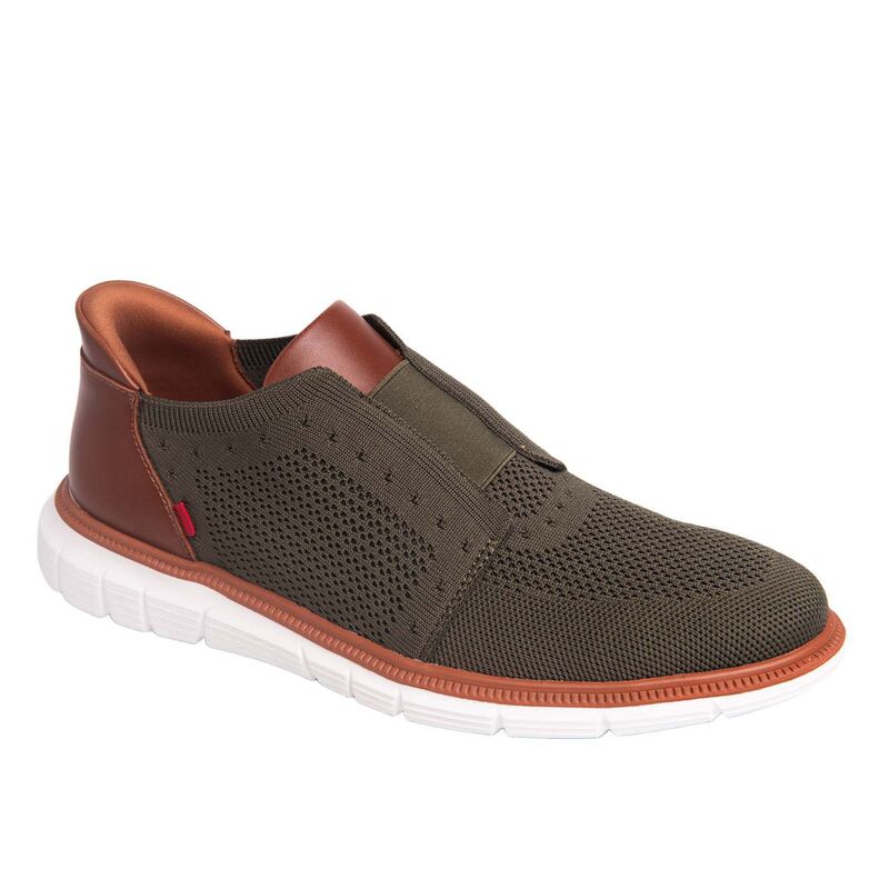 マークジョセフニューヨーク メンズ シューズ オックスフォード メッシュ Marc Joseph New York South Street Mens Hands-Free Slip On Technology Lightweight Mesh Oxfords Olive オリーブ