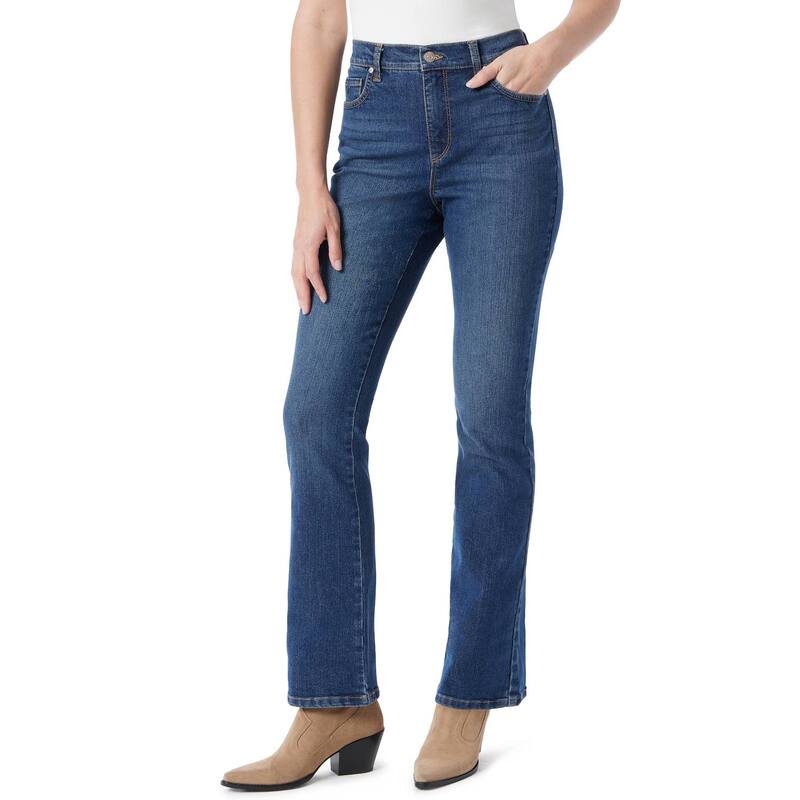 グロリアバンデービルト レディース ボトムス デニムパンツ ブーツカット ブーツ ジーンズ Women's Gloria Vanderbilt Amanda Original Bootcut Jeans Mead Whiskers 6,466円