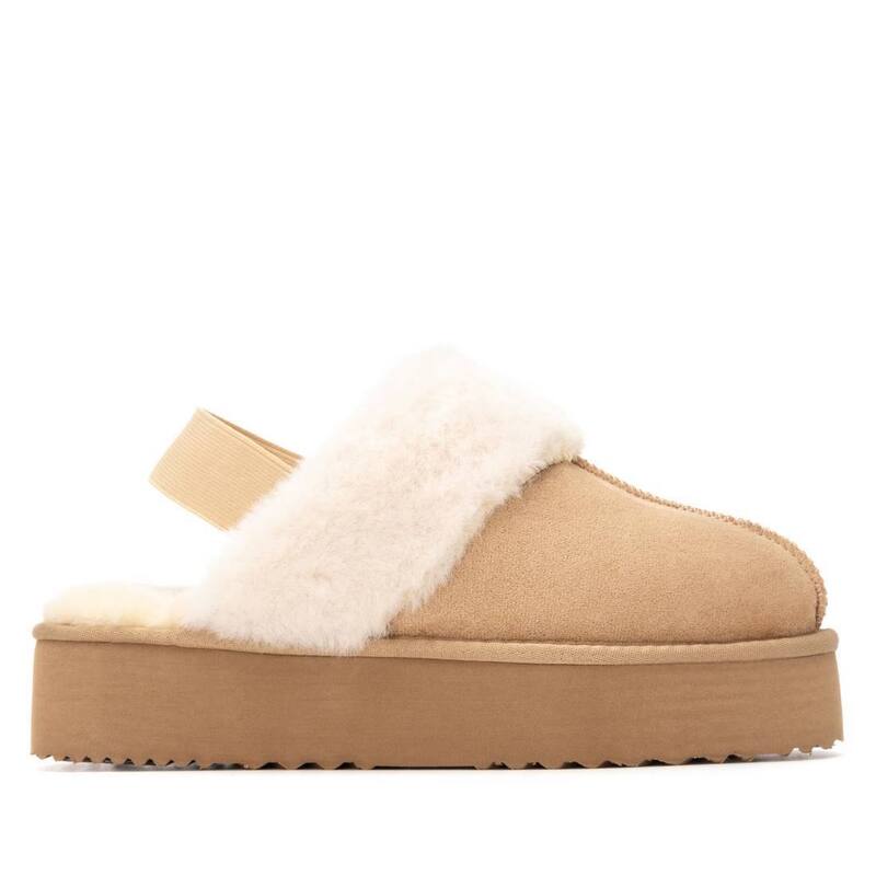 キシタイ レディース シューズ サンダル スエード XTI Women'suede Slingback Clogs 144440 Beige ベージュ