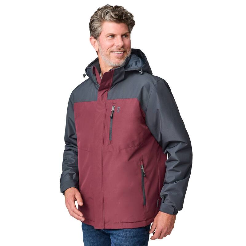 フリー カントリー メンズ アウター ジャケット・ブルゾン Free Country Men's Arvon Mid Weight Jacket Wine ワイン