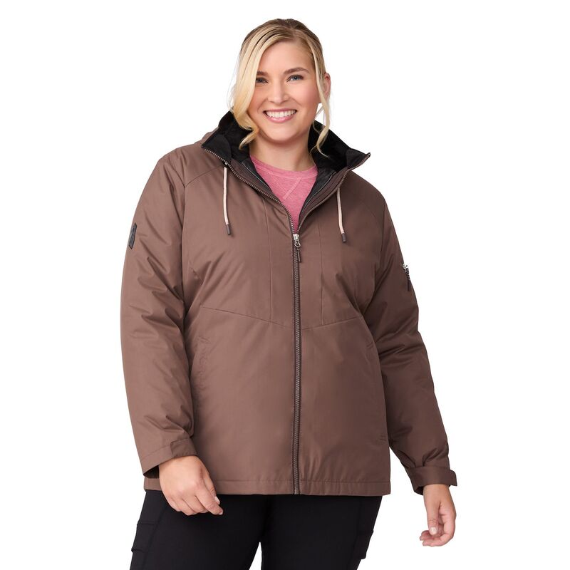 フリー カントリー レディース アウター ジャケット・ブルゾン プラスサイズ Free Country Women's Plusize Back of Bell 3-in-1 Systems Jacketoffee