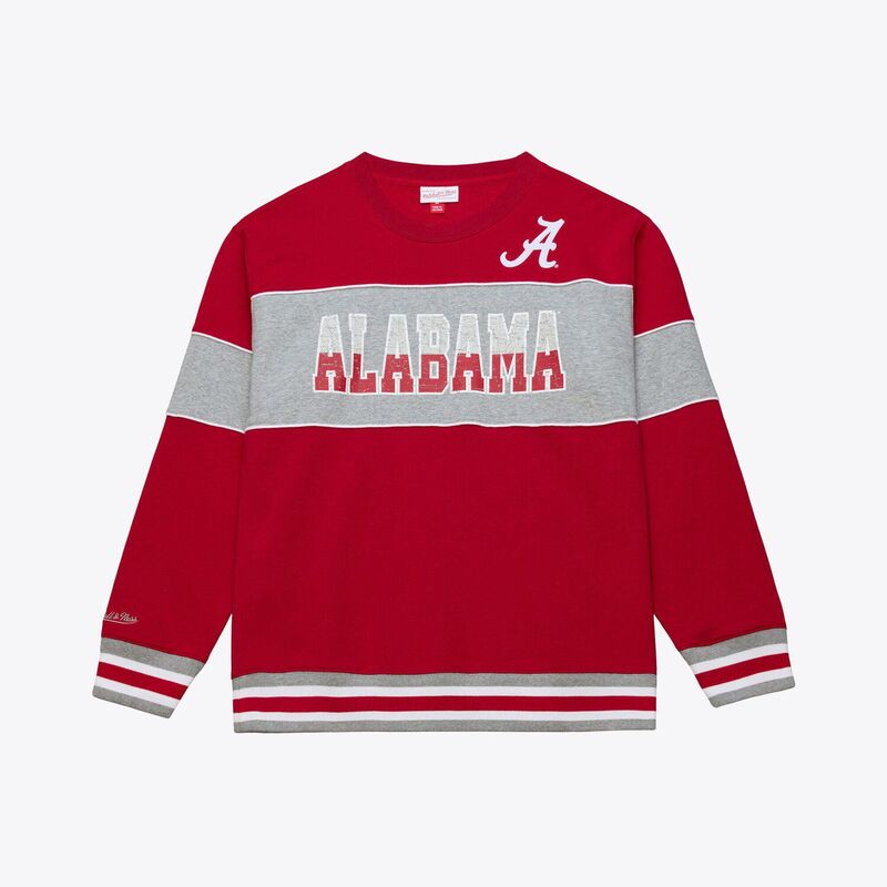 ミッチェル&ネス メンズ トップス Tシャツ スウェット フリース Men's Mitchell & Ness Crimson Alabama Crimson Tide Fleece Sweatshirt Ala Red レッド