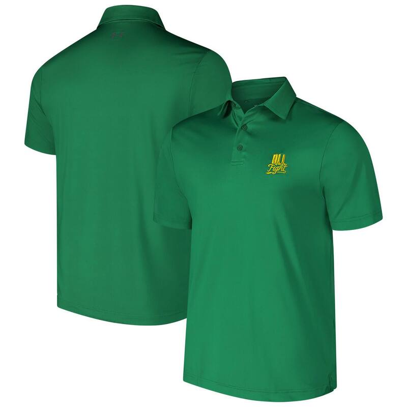 アンダーアーマー メンズ トップス Tシャツ ポロシャツ Men's Under Armour Kelly Greenotre Dame Fighting Irish Wear Polo Ntd Green グリーン