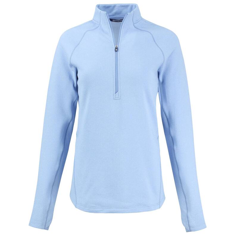 カッターアンドバック レディース アウター ジャケット・ブルゾン ハーフジップ フリース Cutter \u0026 Buck Peshastin Fleece Recycled Womens Half Zipullover Atlas Heather ヘザー