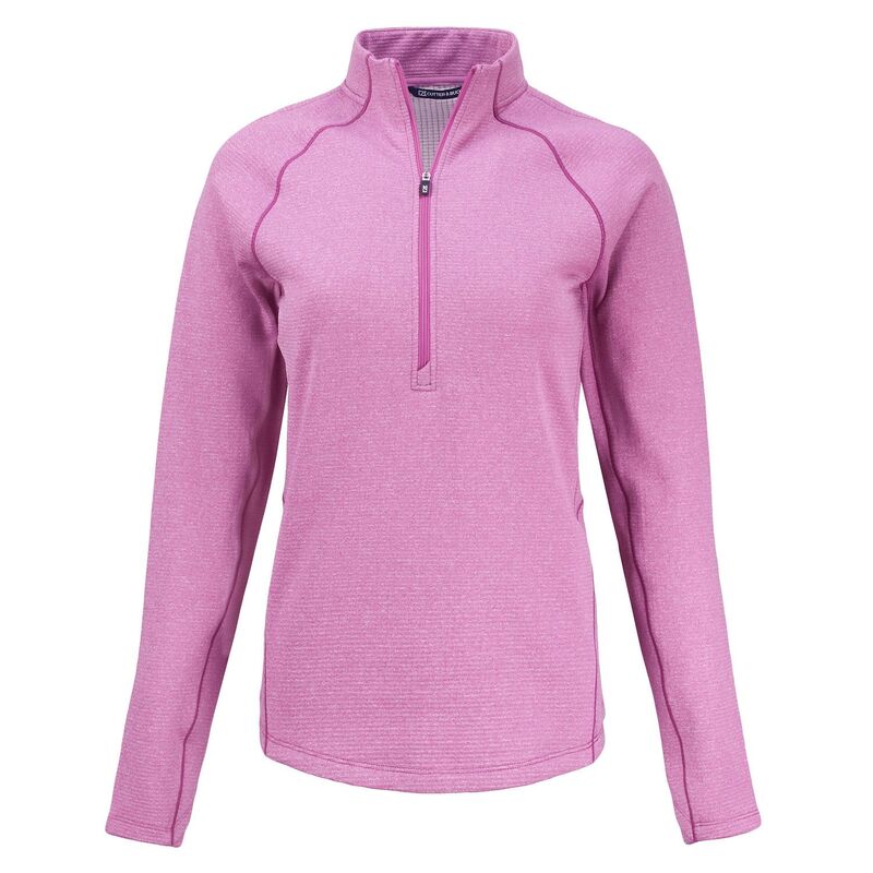 カッターアンドバック レディース アウター ジャケット・ブルゾン ハーフジップ フリース Cutter \u0026 Buck Peshastin Fleece Recycled Womens Half Zipullover Gelato Heather ヘザー