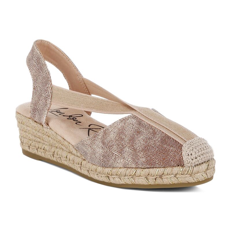 ロンドンラグ レディース シューズ サンダル London Rag Port Side Women\u0027s Espadrille Wedge Sandals Blush 毛はらい