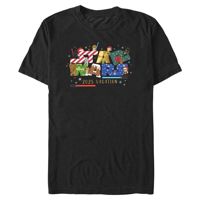 スター ウォーズ メンズ トップス Tシャツ トール グラフィック Big & Tall Star Wars 2025 Vacation Graphic Tee Black ブラック