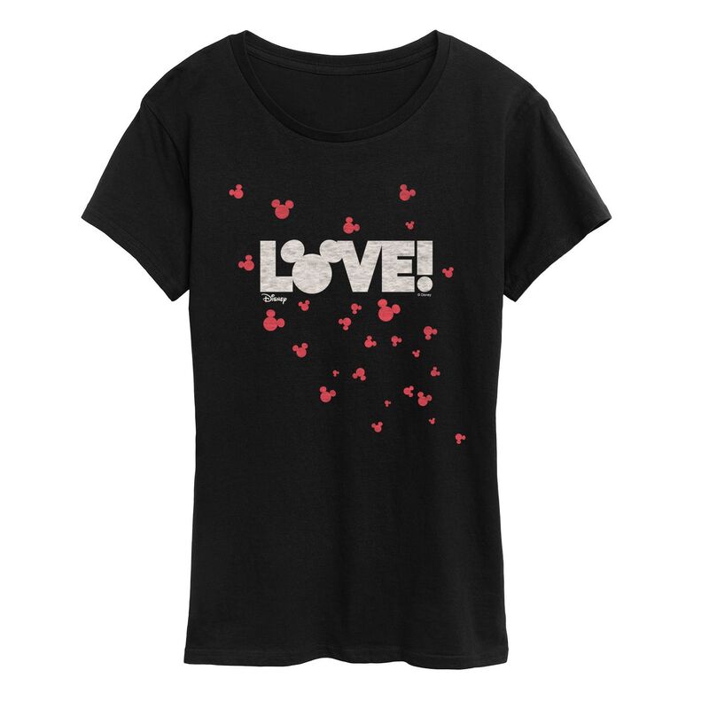 ディズニー レディース トップス Tシャツ グラフィック Women's Disney Love! Graphic Tee Black ブラック