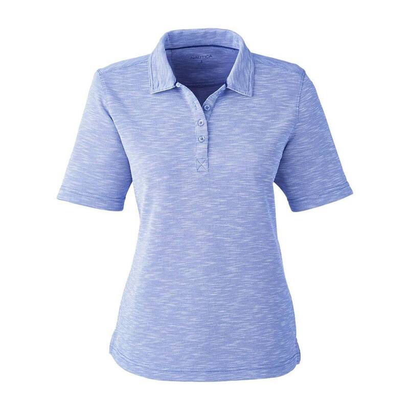 ナウティカ レディース トップス プルオーバー スポーツシャツ Nautica Women\u0027sun Surfer Slub Polo Vintage Mavi