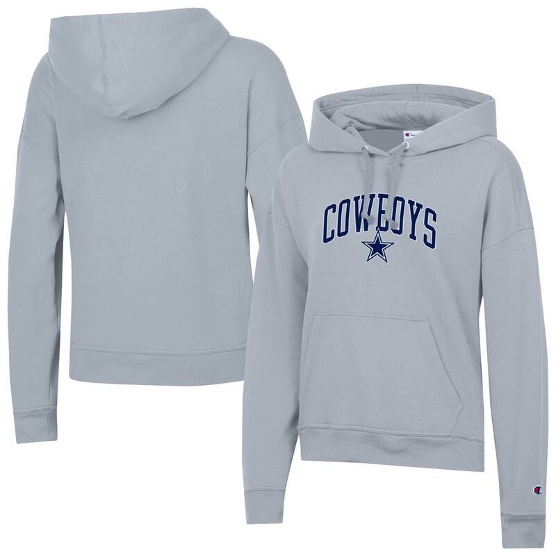 チャンピオン レディース トップス Tシャツ Women\'s Champion Gray Dallas Cowboys Cow Grey グレー