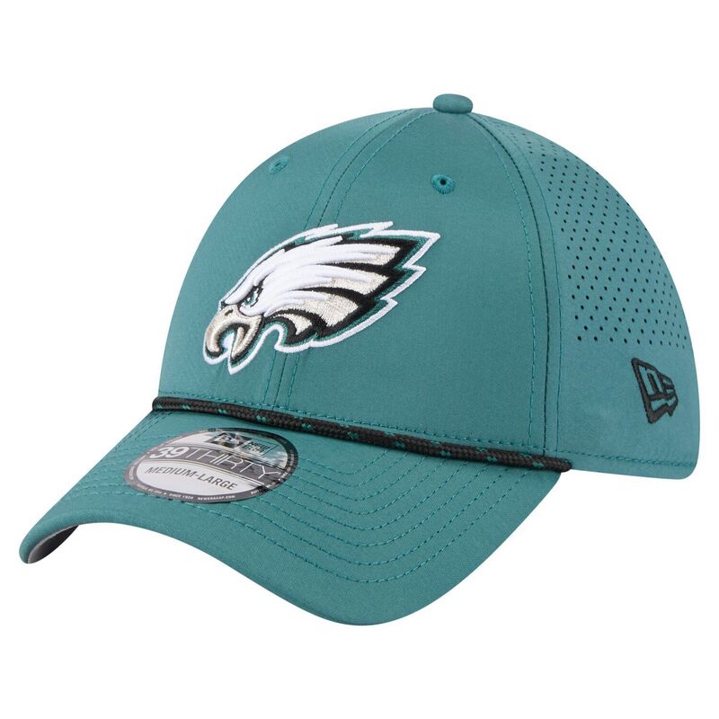 ニューエラ メンズ アクセサリー 帽子 Men's New Era Midnight Green Philadelphia Eagles Perforated 39THIRTY Flex Hat Eagreen グリーン 8,865円
