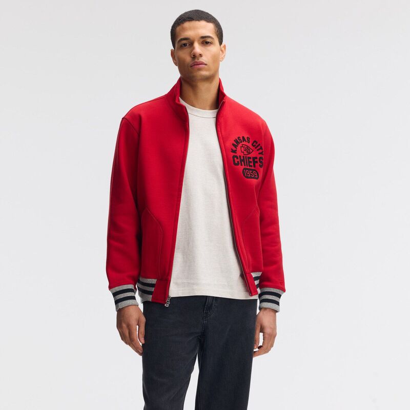 ファナティクス メンズ アウター 上衣・上衣 フリース Fanatics Red Kansas City Chiefs IconicFleece Full-Zip Jacket Chf Red 赤いこと