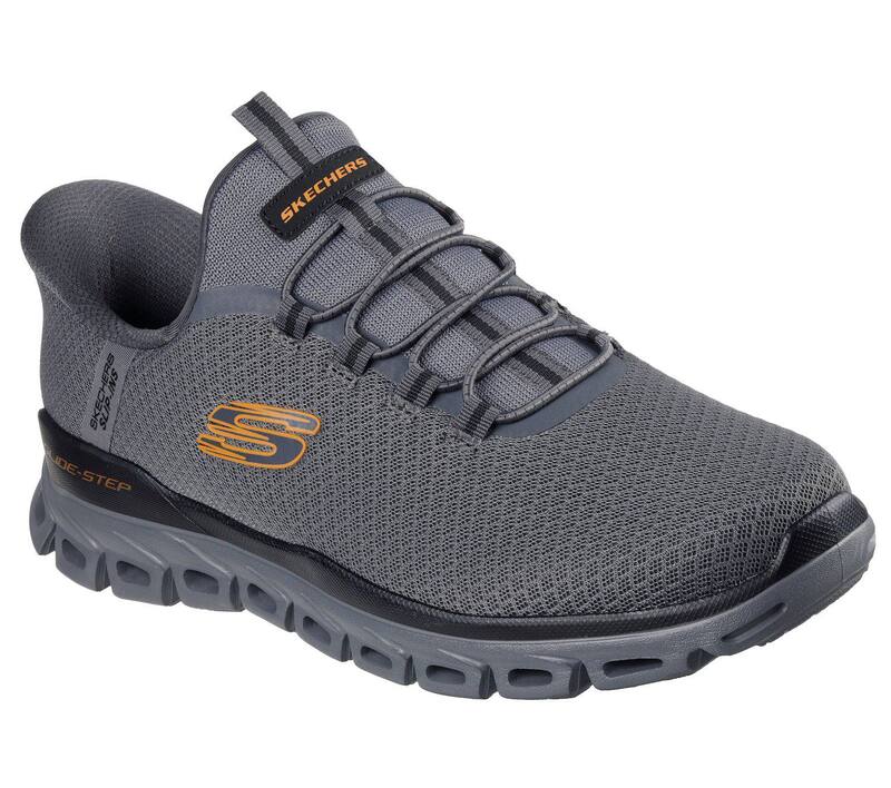スケッチャーズ メンズ シューズ スニーカー Skechers Hands Free Slip-ins GlideStep Noxus Men'shoes Gray Brown グレー